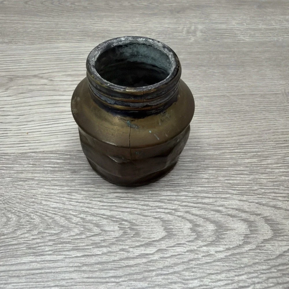 PREMIER Carbide Miners Light Untested & Auto-lite Brass Lamp Fuel Container VTG